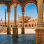 beautiful view plaza de espana seville spain (1)