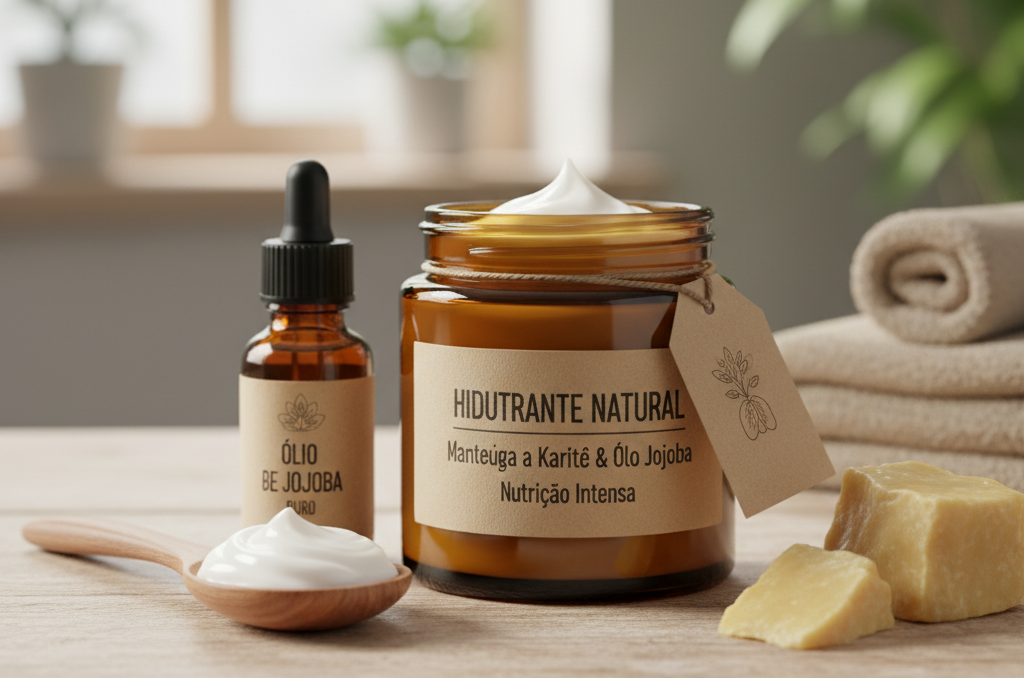 Hidratante-de-Manteiga-de-Karite-e-Oleo-de-Jojoba 10 Hidratantes Caseiros Para o Rosto Com Resultados Surpreendentes: Receitas Naturais que Funcionam