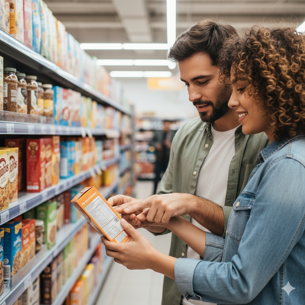 Como Ler Rótulos: Guia Para Não Cair em Armadilhas comolerrotulos alimentacaosaudavel tabelanutricional listadeingredientes ultraprocessados tag