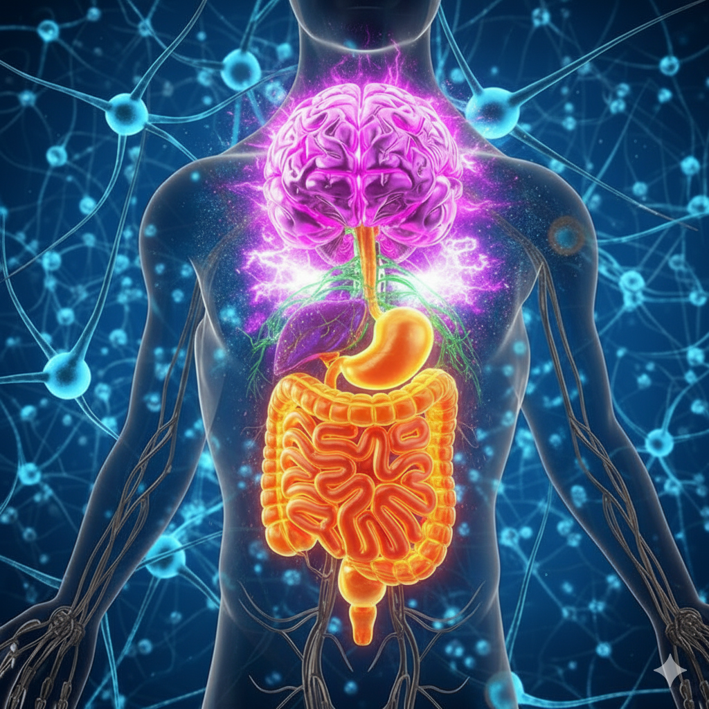 microbioma-intestinal segundo-cerebro eixo-intestino-cerebro o-que-e-microbioma-intestinal microbioma-e-saude-mental microbioma-e-obesidade sistema-nervoso-enterico flora-intestinal probioticos-prebioticos disbiose-intestinal